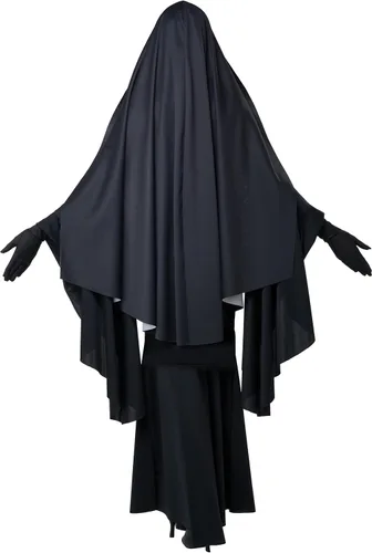 Vista 3 de Disfraz de monja gótica de Halloween para adultos de Bad Habit