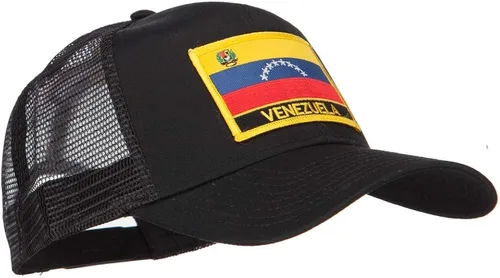 Vista 5 de e4Hats.com - Gorra de malla, diseño de bandera de América del Sur