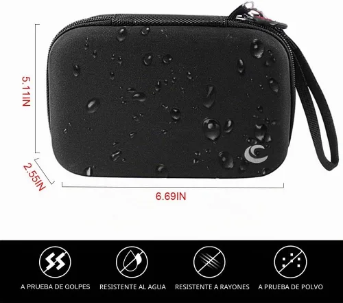 Vista 6 de Comecase - Funda organizadora de baterías para 48 pilas AA, EVA dura