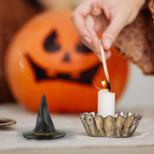 Vista 6 de Witch Hat Decoration 24Pcs Miniature Witch Hats for Halloween Party Decor Perfect for Dollhouse Accessories