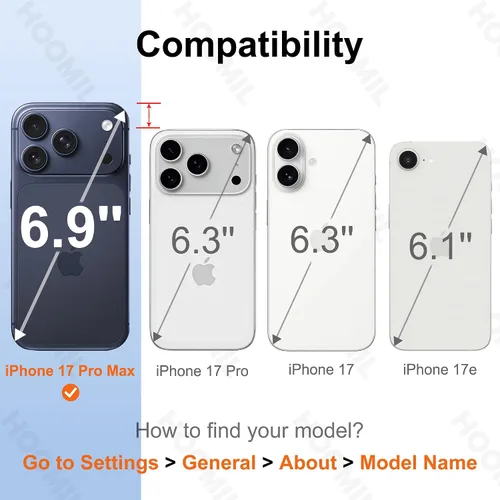 Vista 284 de HOOMIL Funda para iPhone 7 Plus/iPhone 8 Plus de 5.5 Pulgadas, sin amarillamiento, protección contra caídas, cubierta trasera dura transparente