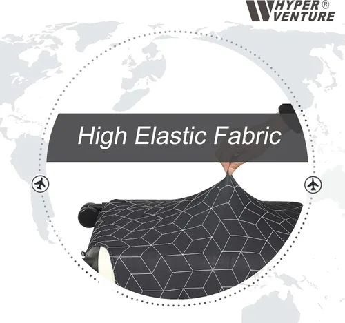 Vista 5 de HYPER VENTURE Funda de equipaje Maleta Protetor, Laberinto negro