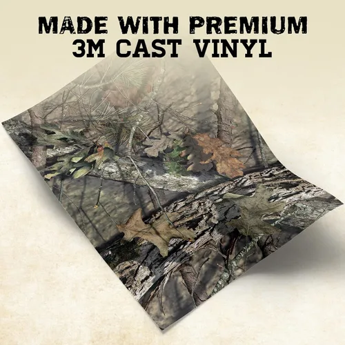 Vista 5 de Mossy Oak Patrones de Caza en Rollo de Camuflaje Mate, Envoltura de Vinilo Autoadhesiva, DIY (48"x12", Break-Up Country)