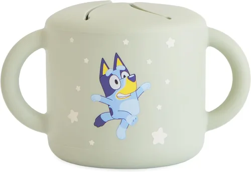 Vista 25 de mushie - Taza para merienda de silicona Contenedor de alimentos a prueba de derrames para niños pequeños y bebés (Abejas)