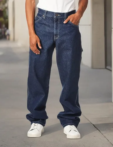 Vista 7 de Dickies pantalones de jean de ajuste holgado estilo carpintero para hombre
