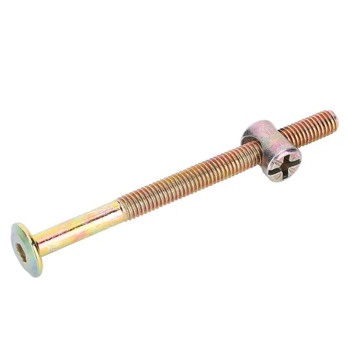 Vista 7 de Tornillo de muebles M6, tornillos de cabeza hexagonal para cuna, literas y sillas (3.937 in)