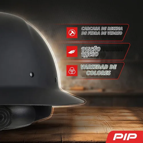 Vista 8 de Dynamic WolfJaw - Casco duro de fibra de vidrio de ala completa, con ajuste giratorio
