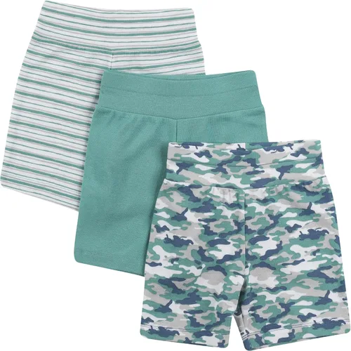 Vista 19 de Hanes Ultimate Baby Flexy - Pantalones cortos de punto ajustables, paquete de 3