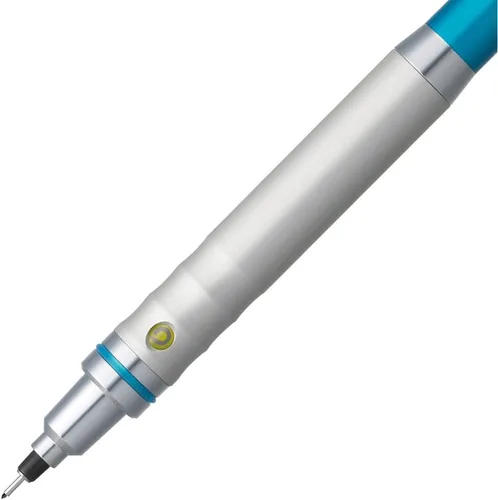 Vista 3 de Uni Kuru Toga - Lápiz mecánico de alta calidad con rotación de plomo de 0.012 in, cuerpo azul (M3-1012) (paquete de 2)