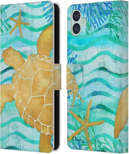 Vista 12 de Head Case Designs Funda de piel con licencia oficial de Paul Brent Agate Mermaid Coastal Book Funda compatible con Samsung Galaxy M04 5G / Galaxy