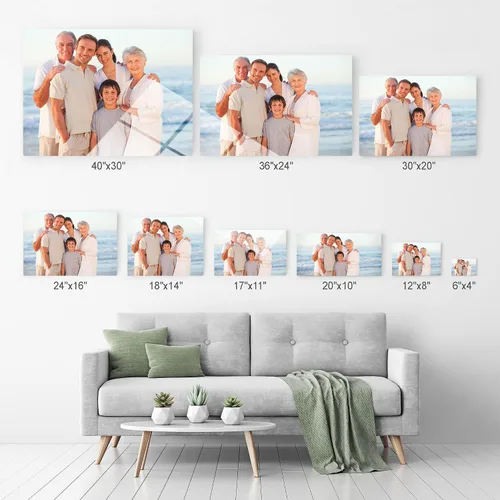 Vista 7 de Smile Art Design Decoración de pared personalizada de metal de alta calidad, panel de aluminio rígido brillante HD, coloca tu foto en metal, listo