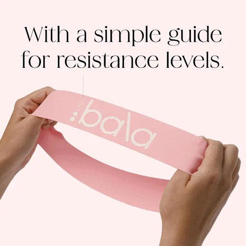 Vista 3 de Bala Booty Bands Resistance Bands for Women & Men - Elastic Exercise Bands for Working Out - Wrist, Ankle, Legs & Booty Bands - Workout Resistance