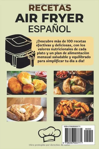 Vista 2 de RECETAS AIR FRYER ESPAÑOL El libro completo de freidoras de aire contiene más de 100 recetas saludables y deliciosas para toda la familia.