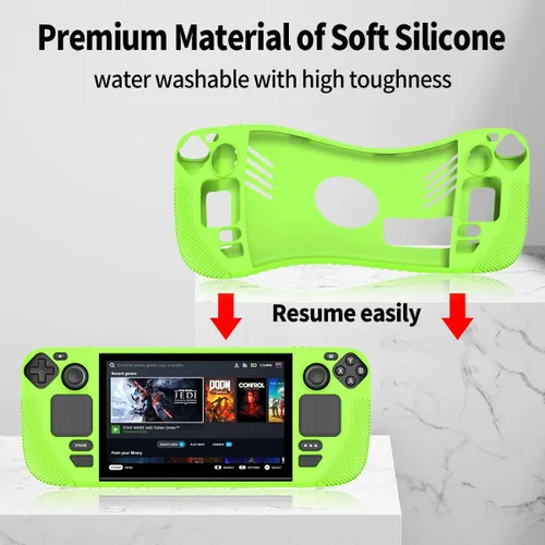 Vista 4 de SUIHUOJI - Funda protectora para vapor protector de accesorios funda de silicona suave para antideslizante y a prueba de golpes protección completa