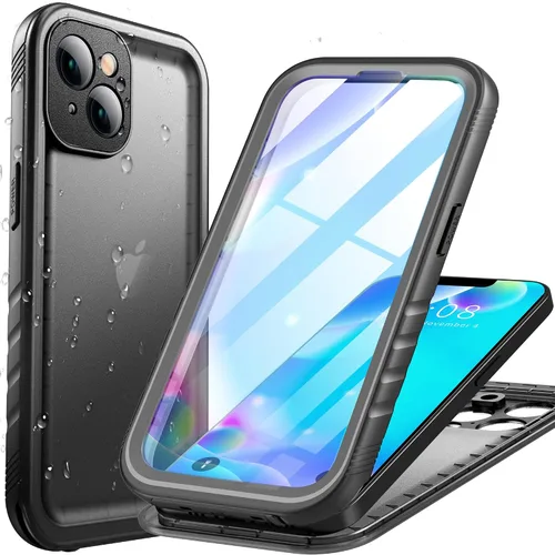 Vista 56 de Cozycase TOP - Funda impermeable militar IP68 para iPhone XR, resistente 360 a prueba de golpes, cuerpo completo, con protector de cámara