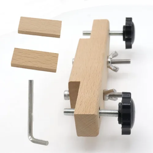 Vista 4 de Abrazadera de puente universal para guitarra acústica, puente de guitarra de arce premium, herramientas de reparación de luthier, ideal