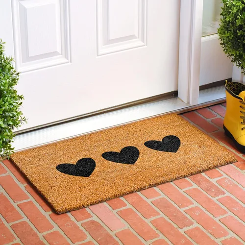 Vista 2 de Calloway Mills Trio Hearts Felpudo de 12" x 24