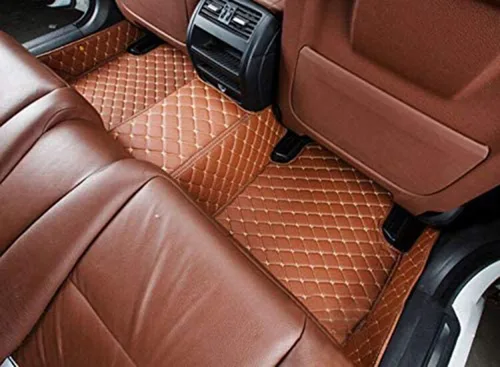 Vista 6 de Las alfombrillas de automóvil personalizadas son adecuadas para Peugeot 3008/2013-2019 años, forro impermeable, juego completo de suelos respetuosos