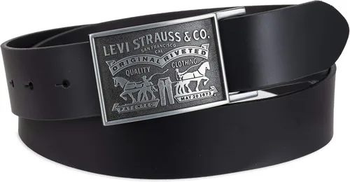 Vista 2 de Levi's Men's Everyday Jean Belt with Removable Plaque Buckle