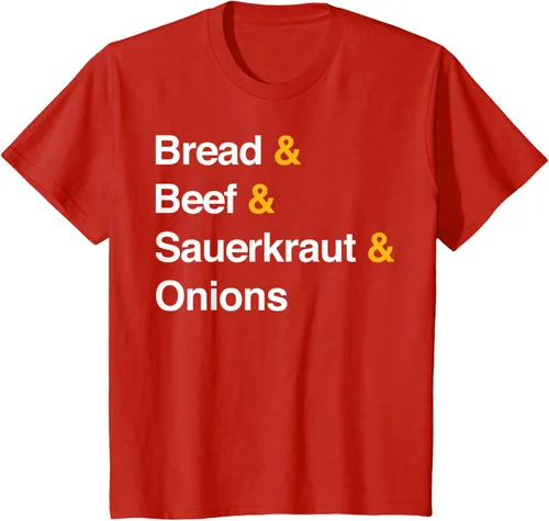 Vista 3 de Ingredient List - Camiseta de manga corta, diseño de sandwich