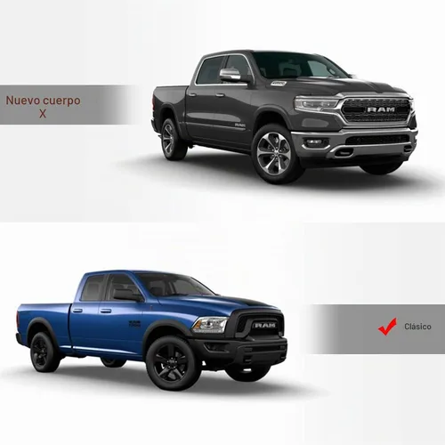 Vista 2 de Stehlen 733469493044 Compatible con 2009-2018 Dodge Ram 1500/2019-2022 Classic Advance Series Barra de toro LED de aluminio en negro mate