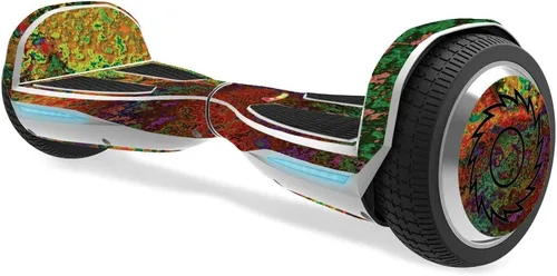 Vista 7 de MightySkins Skin compatible con Razor Hovertrax 1.5 Hover Board - Placa de diamante negro Cubierta protectora de vinilo duradera y única Fácil