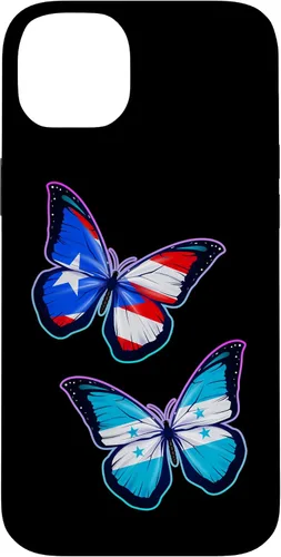 Vista 15 de Honduras Puerto Rico bicultural Roots. Butterfly Version Case for iPhone 17