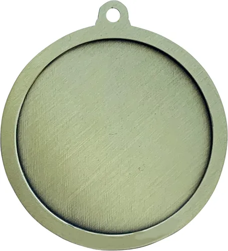 Vista 2 de Medallas Express - Paquete de 10 (o más) medallas de oro de 2 pulgadas con o sin grabado, nombres de texto personalizados grabados