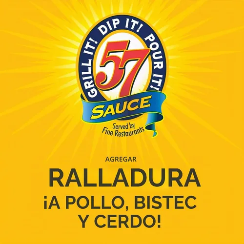 Vista 4 de Heinz 57 Salsa original (botella de 20 onzas) Salsa de carne picante con una mezcla secreta de especias, versátil para asar y sumergir, ideal