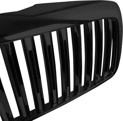 Vista 4 de Spec-D Tuning - Rejilla frontal vertical para Dodge Ram St Slt 1500 2500 3500. Color negra. HG-RAM94JMVT
