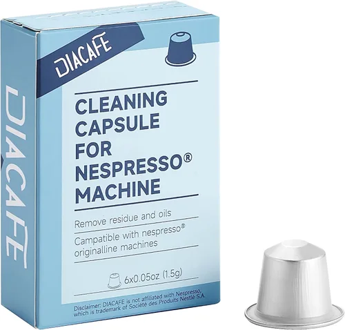Vista 8 de Cápsula de limpieza compatible con máquina Nespresso, 6 cápsulas de limpieza para cafetera Nespresso Originaline, solución de descalcificación