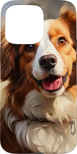 Vista 28 de iPhone 16 Kooikerhondje Portrait Colour Artwork Case