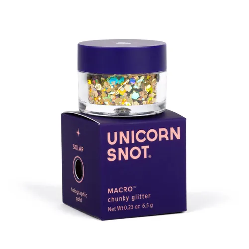 Vista 7 de UNICORN SNOT Purpurina macro para rostro y cuerpo, purpurina suelta de partículas grandes de grado cosmético, relleno de calcetines navideños
