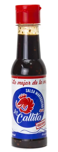 Vista 2 de La Callita Salsa, La Callita Salsa de Mariscos La Original de Lencho 4x4 y Marisquero de Guasave Sinaloa, 5 oz