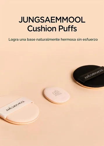 Vista 4 de Cojín para base de maquillaje (redondo, 10 piezas)