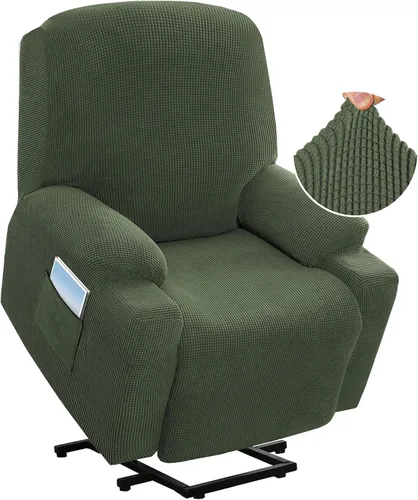 Vista 12 de H.VERSAILTEX - Funda elástica para sofá reclinable, funda para silla reclinable eléctrica de elevación de potencia, funda para silla reclinable