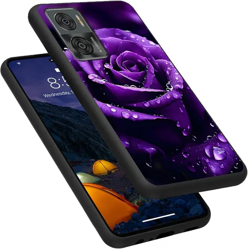 Vista 134 de Funda para Motorola Moto G Play 4G 2024, delgada y ligera, de silicona de TPU suave, color negro, ultrafina, para Motorola Moto G Play 4G 2024, Art