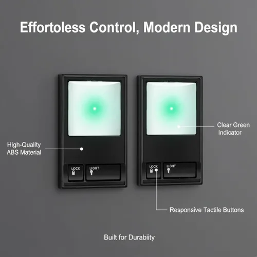 Vista 3 de Panel de control de teclado de pared multifunción para LiftMaster 41A5273-1 78LM, panel de control de apertura de consola de puerta de garaje