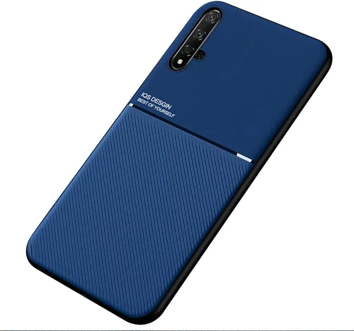 Vista 18 de Kepuch Mowen Cubierta De La Cubierta Del Parachoques Placa De Metal Incorporada Para Huawei Nova 5T/Honor 20 - Negro