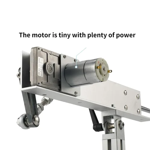 Vista 2 de Actuador lineal Motor alternativo DIY, 24V 120rpm Carrera más larga 5.906 in 6 pulgadas, con fuente de alimentación CC y control remoto