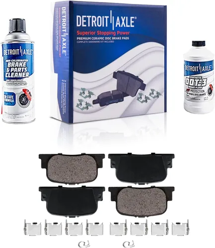 Vista 145 de Detroit Axle - Pastillas de freno para Avalanche Express Suburban Savana Yukon XL 1500 Chevy Tahoe GMC Cadillac Escalade, Pastillas de freno