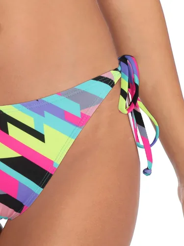 Vista 6 de Relleciga - Tanga de baño tipo bikini para mujer con amarres laterales