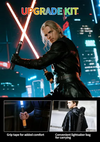 Vista 17 de jvmusaber Dueling Lightsaber Light Saber for Kids Adults, Light Sword Toy