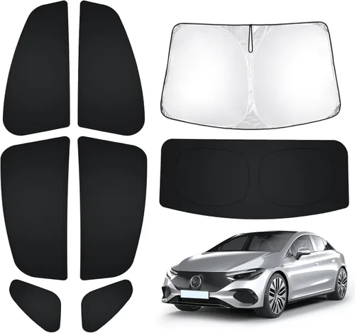 Vista 122 de T TGBROS Parasol para parabrisas para BMW X1 F48 2016 2017 2018 2019 2020 2021 2022 para ventana de automóvil, con bloqueo UV grueso y opaca