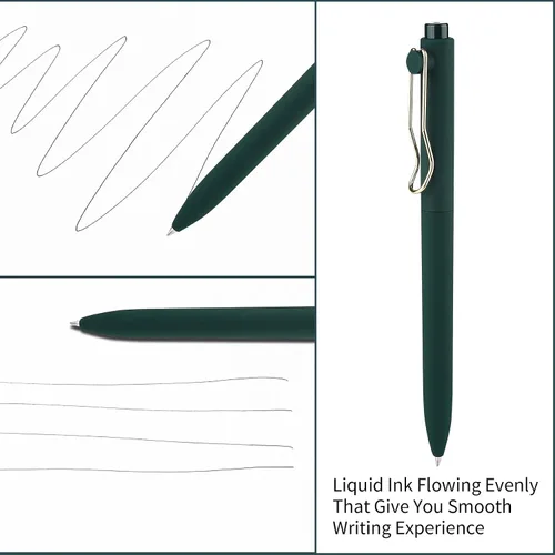 Vista 6 de WY WENYUAN Bolígrafos de Punto Fino de Escritura Suave, Bonitos Bolígrafos para Diarios, Hermosos Bolígrafos para Maestros, Tinta Negra de 1.0 Mm
