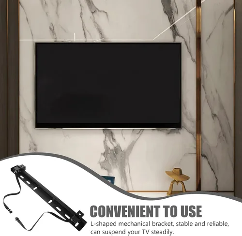 Vista 8 de Studless TV Wall Mount 32-65 Inch Stainless Steel L Shaped Bracket