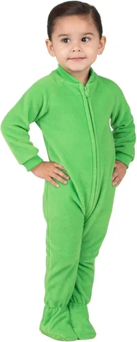 Vista 6 de Footed Pajamas - Mameluco familiar a juego Suéteres de una pieza para niños, niñas, hombres, mujeres y mascotas, unisex, Poppy Red