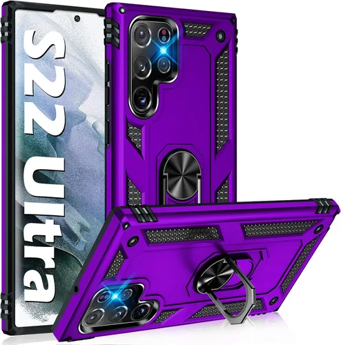 Vista 18 de Funda protectora resistente para Samsung Galaxy S22 Ultra de grado militar, a prueba de golpes, Galaxy S22 Ultra 5G, funda protectora resistente