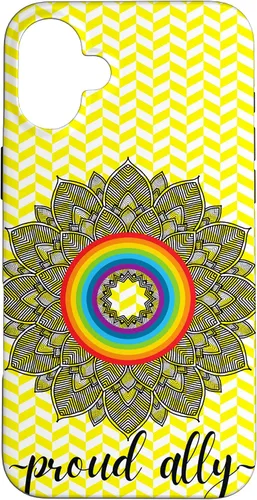 Vista 23 de Proud Ally LGBTQIA Gay Pride Month Celebration Case for iPhone 16