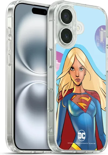Vista 11 de Head Case Designs DC - Funda de gel con licencia oficial de DC para mujer [protección de grado militar] compatible con Apple iPhone 16 y compatible